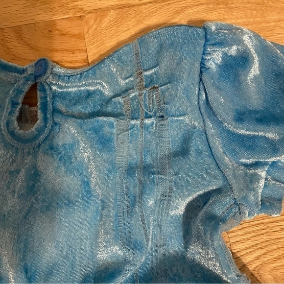 Disney Cinderella Dress Nightgown XS 4/5 Pajama Blue - Picture 7 of 7